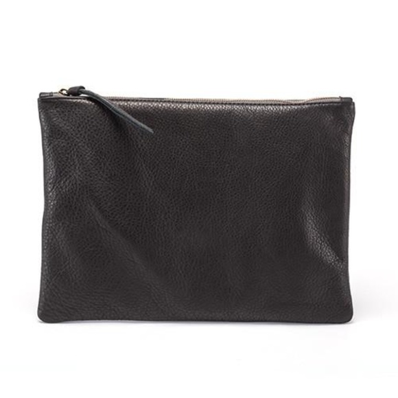 [Molly G] Black Leather Rebel Clutch - Picture 4 of 5
